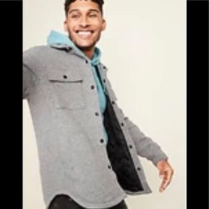 Sweater-Fleece Shirt Jacket